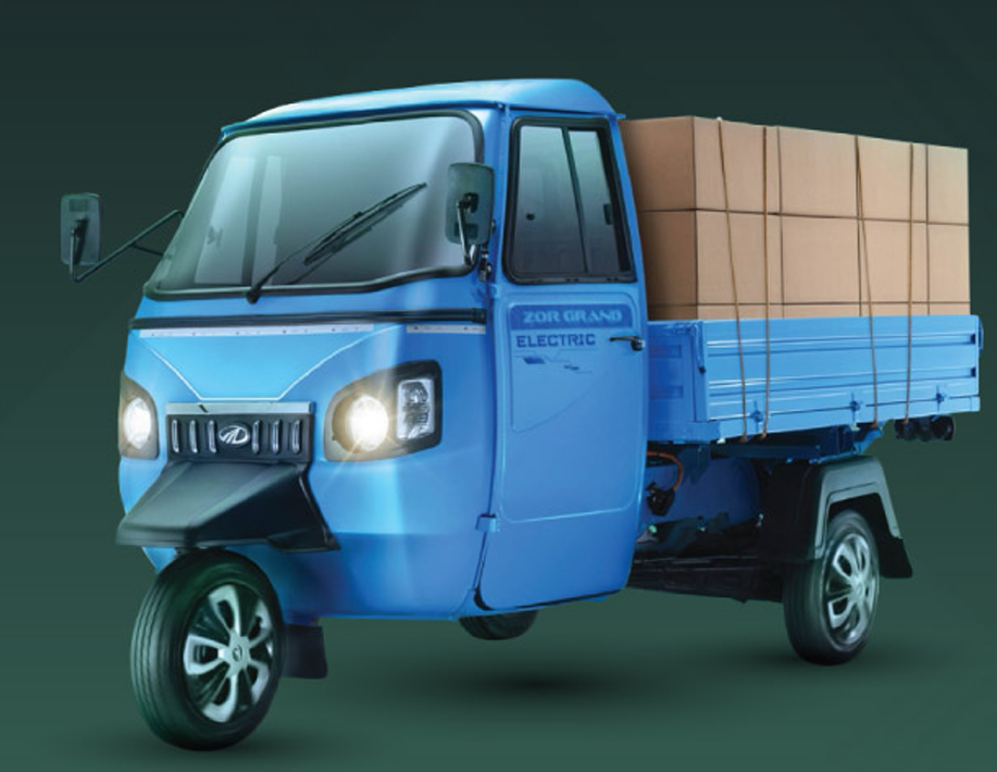 Mahindra Zor EV electric cargo vehicle used by Shreeva Logistics